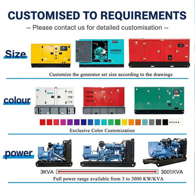 500KVA 1000KVA 2000KVA Diesel Generator Set Industrial Power Supply Silent Heavy Duty Prime Energy Equipment